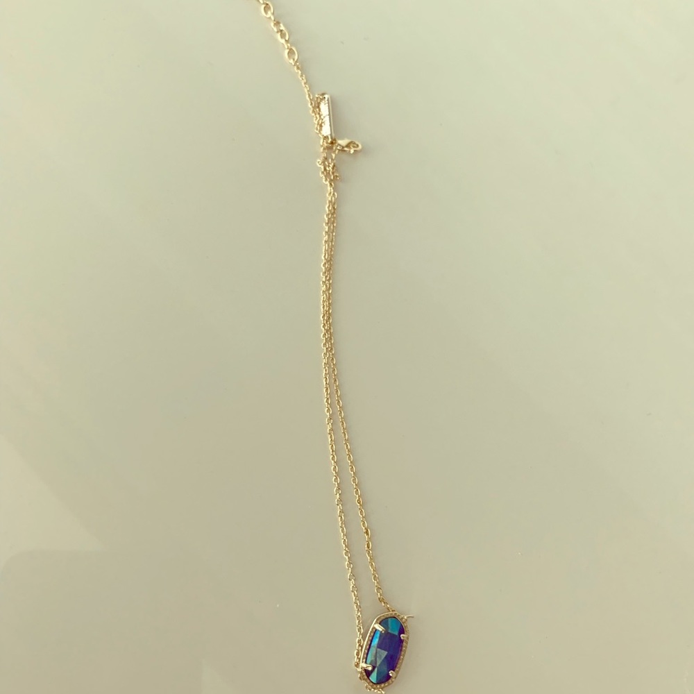 Blue Kendra Scott Necklace